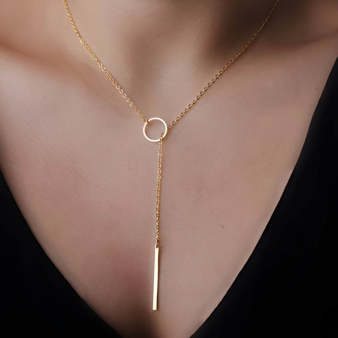 Milica - Cadena Circular Minimalista