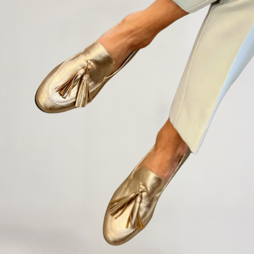 Rhea - Mocasines Dorados