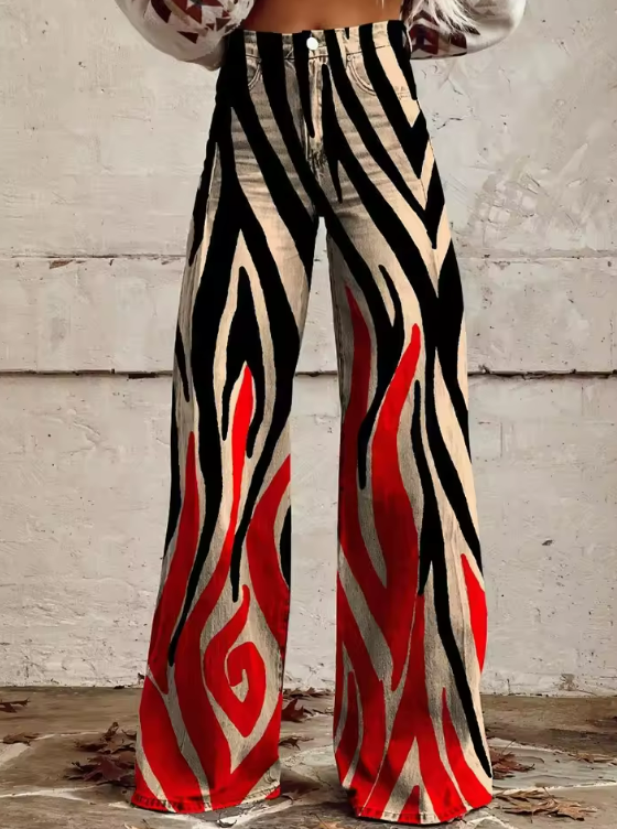 Mcclain - Pantalones Boho Vintage Elegantes Para Un Mira único
