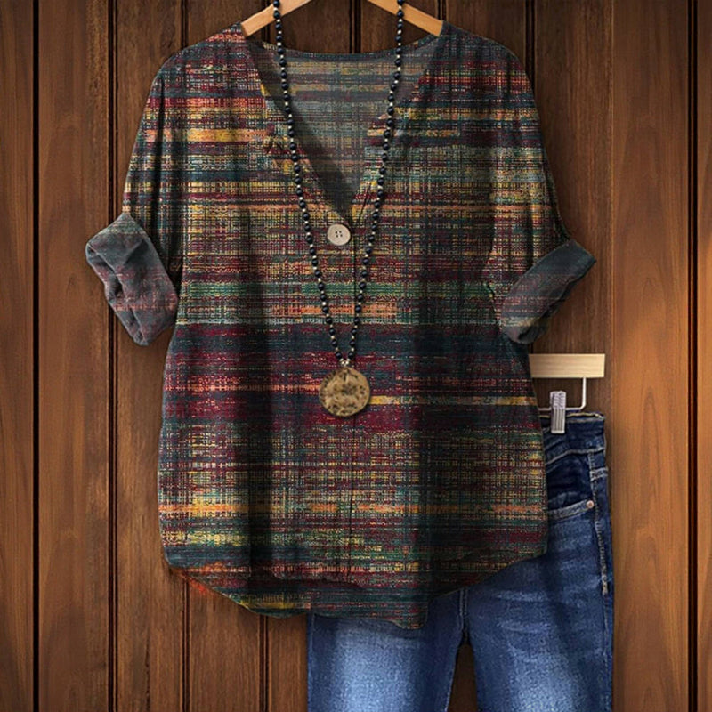 Loena - Blusa vintage Colorida