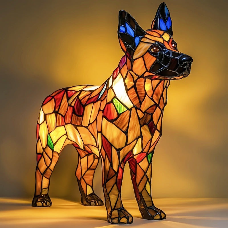 GlasSphere - Lámpara Mágica Con Forma De Perro y Gafas De Cristal