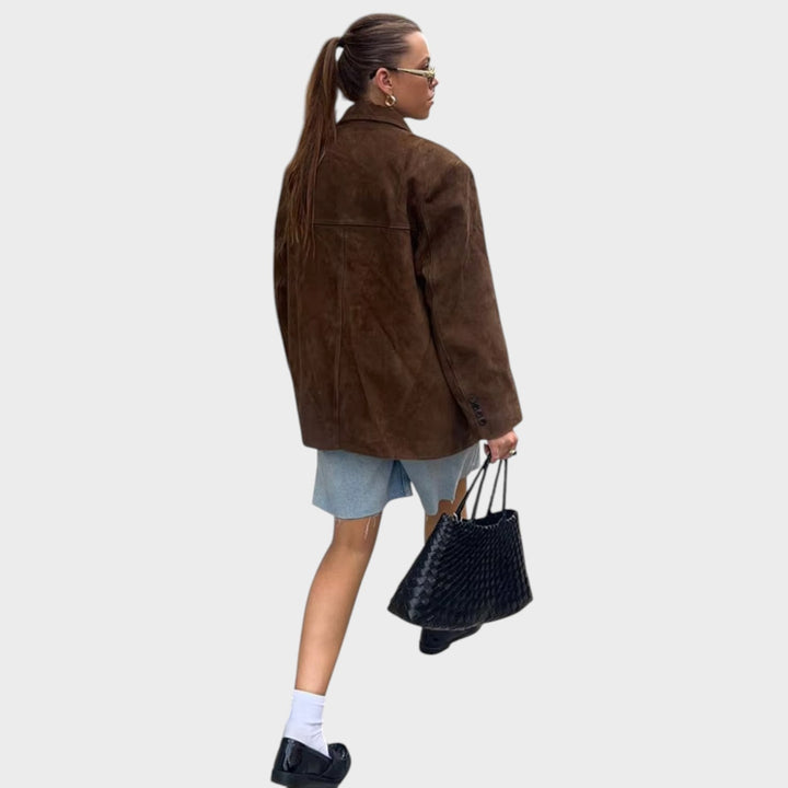 Eline - Chaqueta de Ante Para Primavera