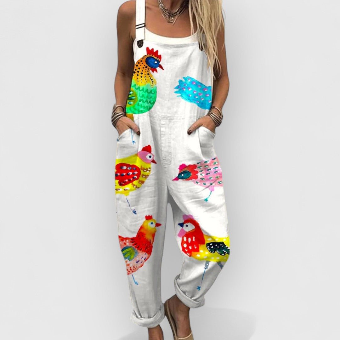 Amabel - Mono Vintage De Pierna Ancha