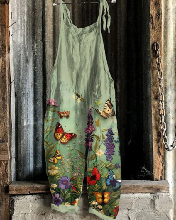 Jameela - Mono Floral Con Mariposas