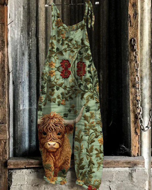 Buhle - Mono Vintage Con Bordado Floral