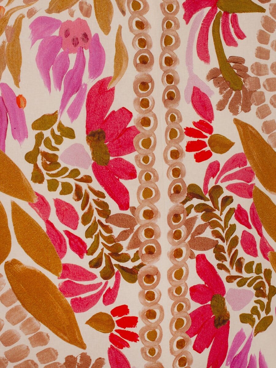 Dagmar - Rochie Lungă Cu Imprimeu Colorat