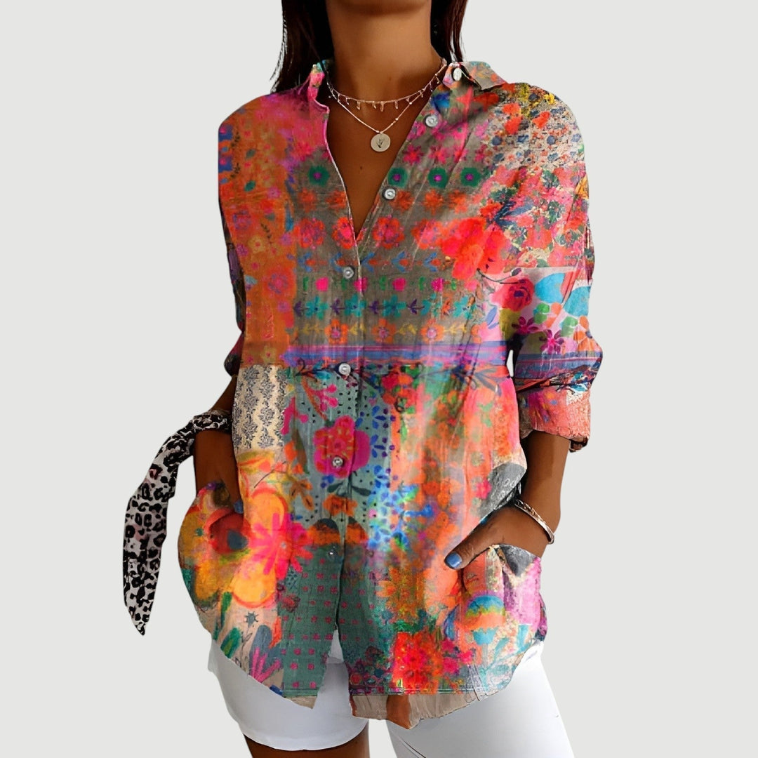 Sinead - Blusa Con Diseño Colorido