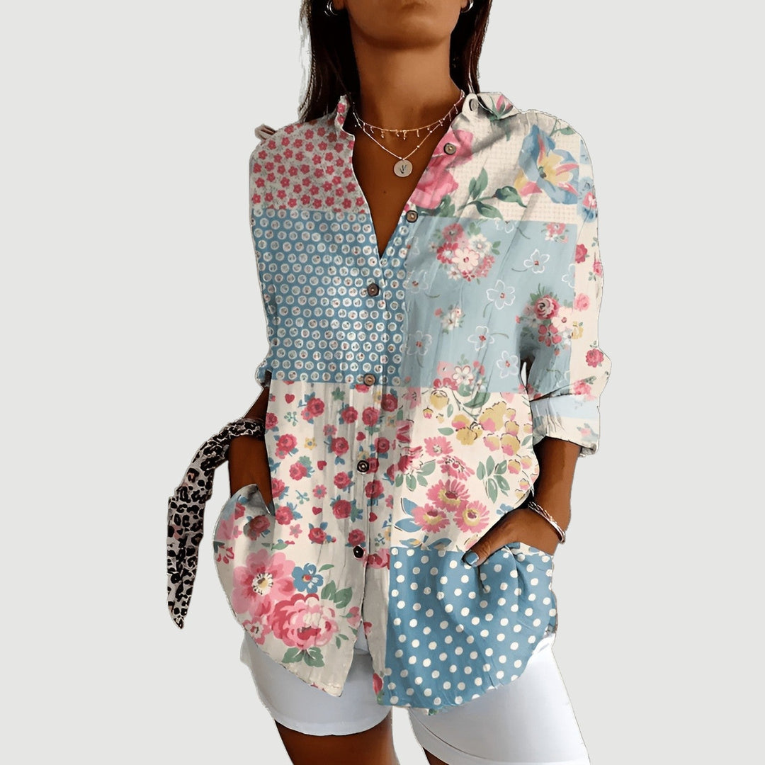 Liv - Blusa Con Diseño Colorido