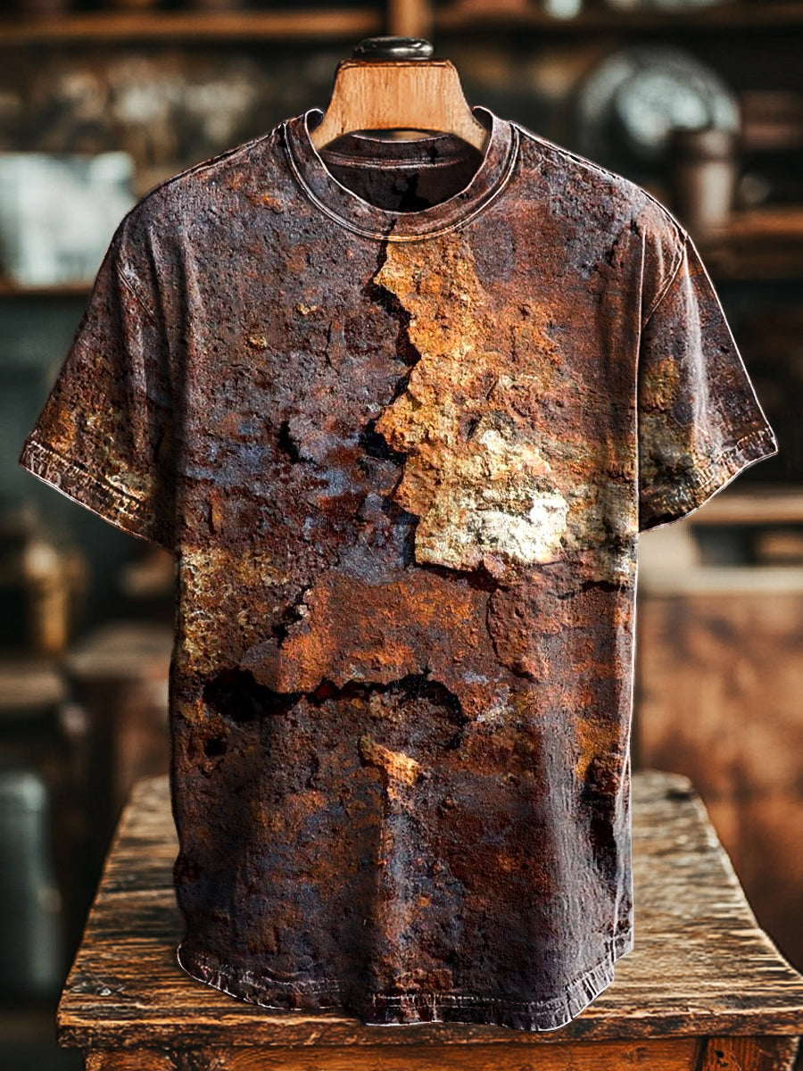 Francken - Camiseta De Manga Corta Con Estampado Oxido