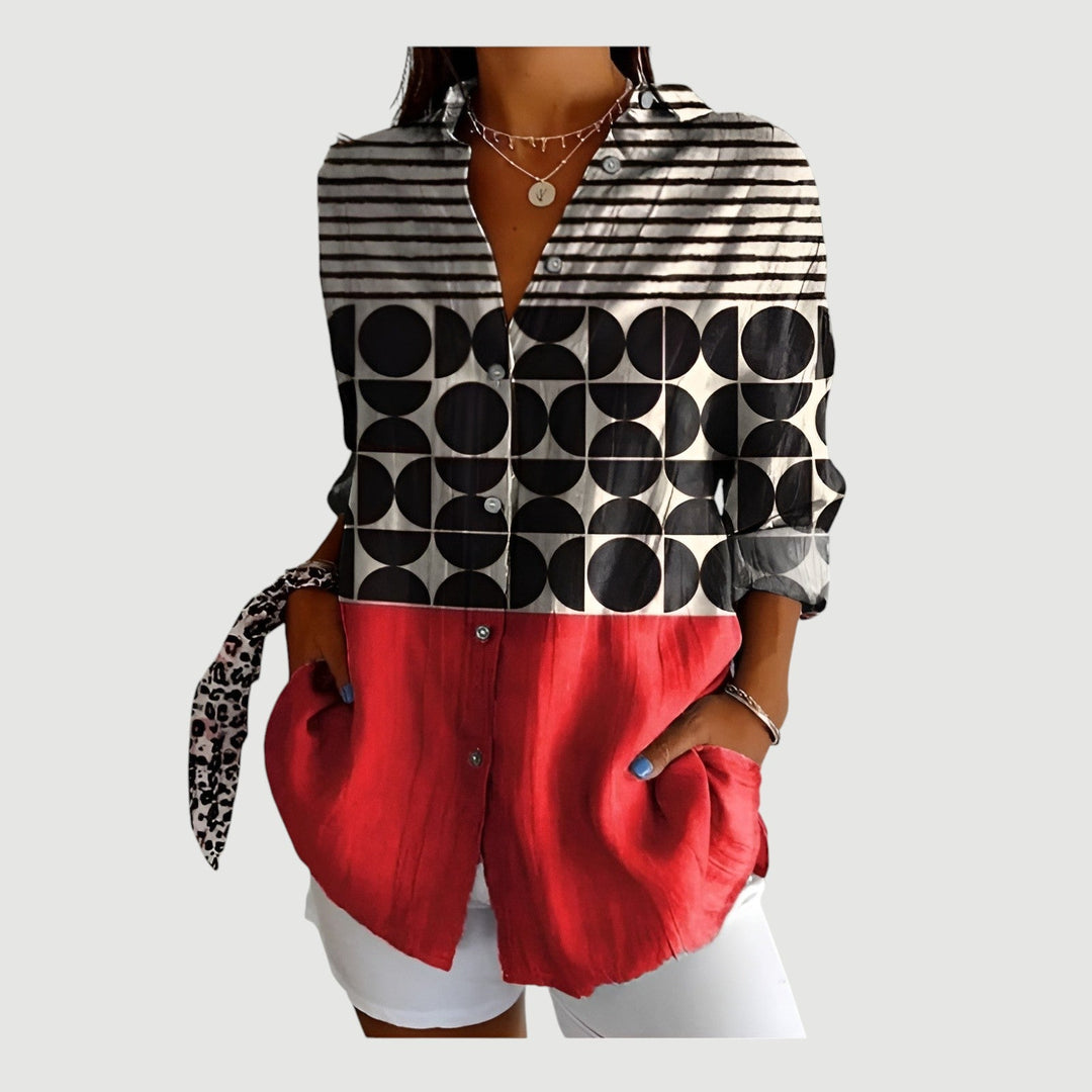 Eimear - Blusa Con Diseño Colorido
