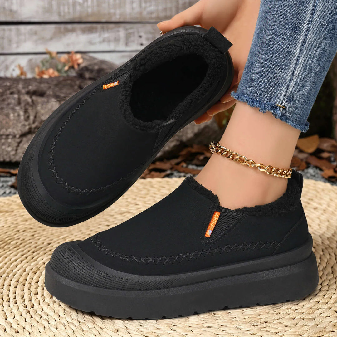 Adelya - Zapatos Elegantes Con Forro De Piel Sintética