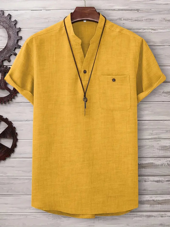 Kieth - Camisa De Manga Corta Con Bolsillo Delantero