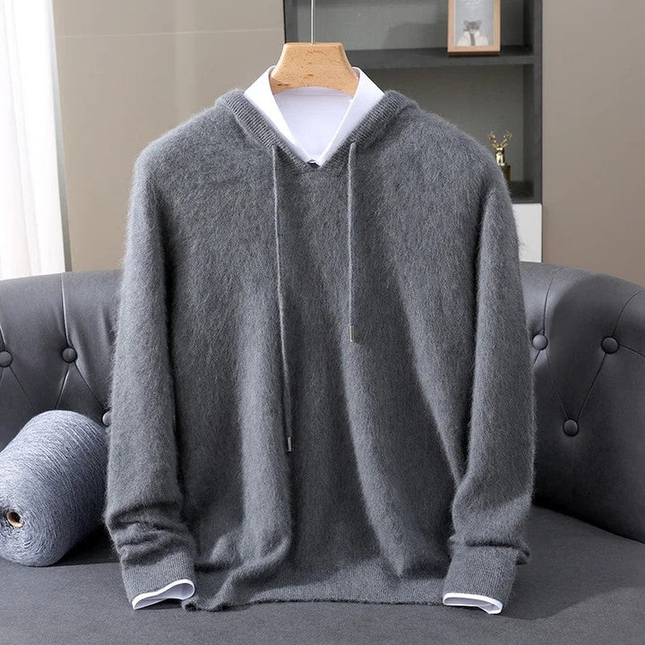 Fynch - Sudadera Con Capucha de Punto Cordón y Puños Acanalados
