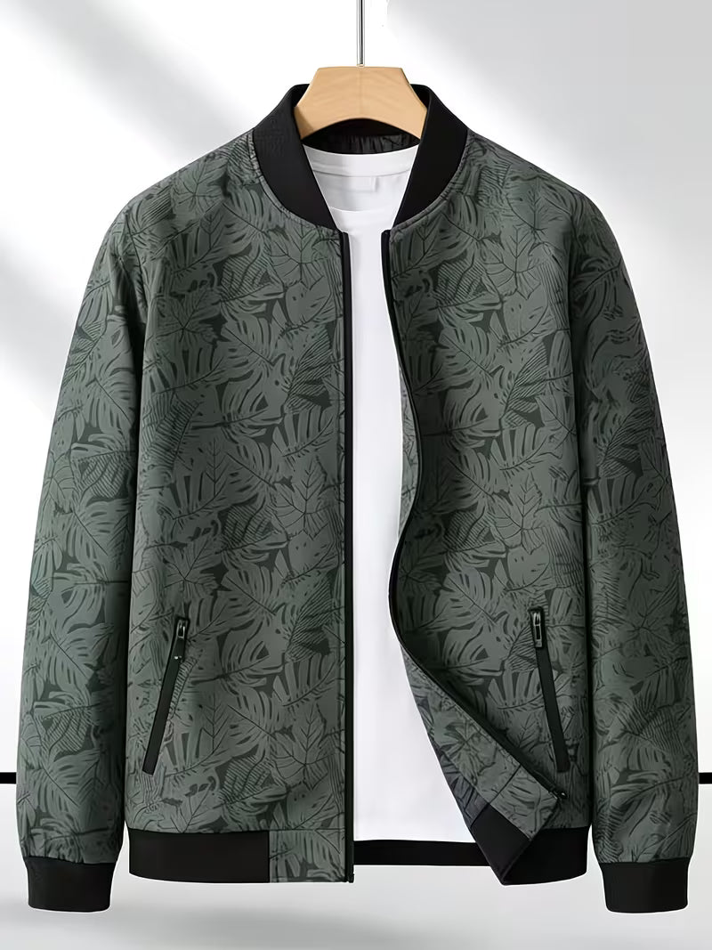 Dagan - Chaqueta Deportiva Informal de Manga Larga Con Cremallera