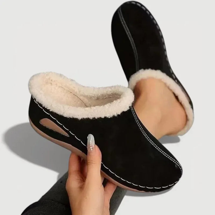 Achly - Zapatillas de Plataforma de Denim Afelpado