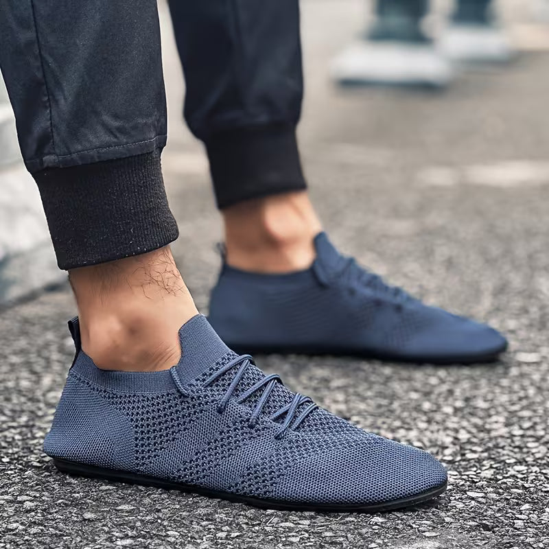 Jouiad - Zapatos de Punto Transpirables Con Cordones