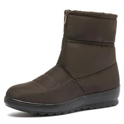Afonia - Botas De Nieve Resistentes Al Agua Con Cremallera