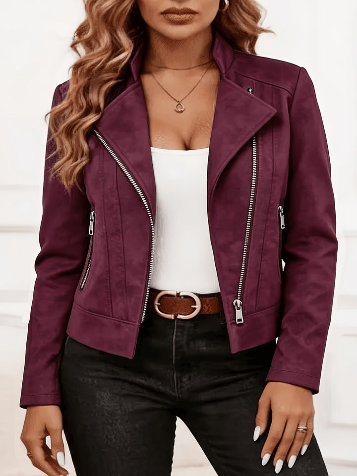 Amina - Chaqueta De Manga Larga Con Cremallera