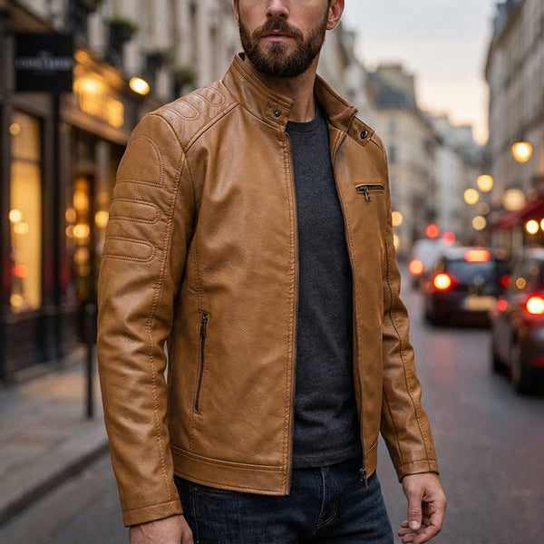 Nataniel - Elegante Chaqueta de Manga Larga Con Bolsillo
