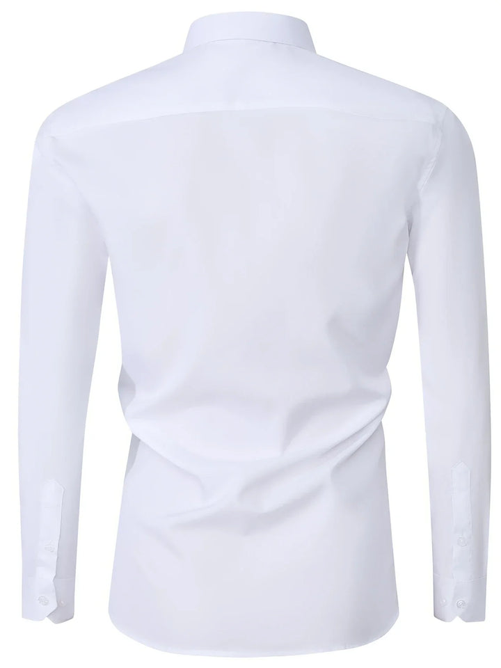 Byron - Elegante Camisa De Manga Larga Con Btones