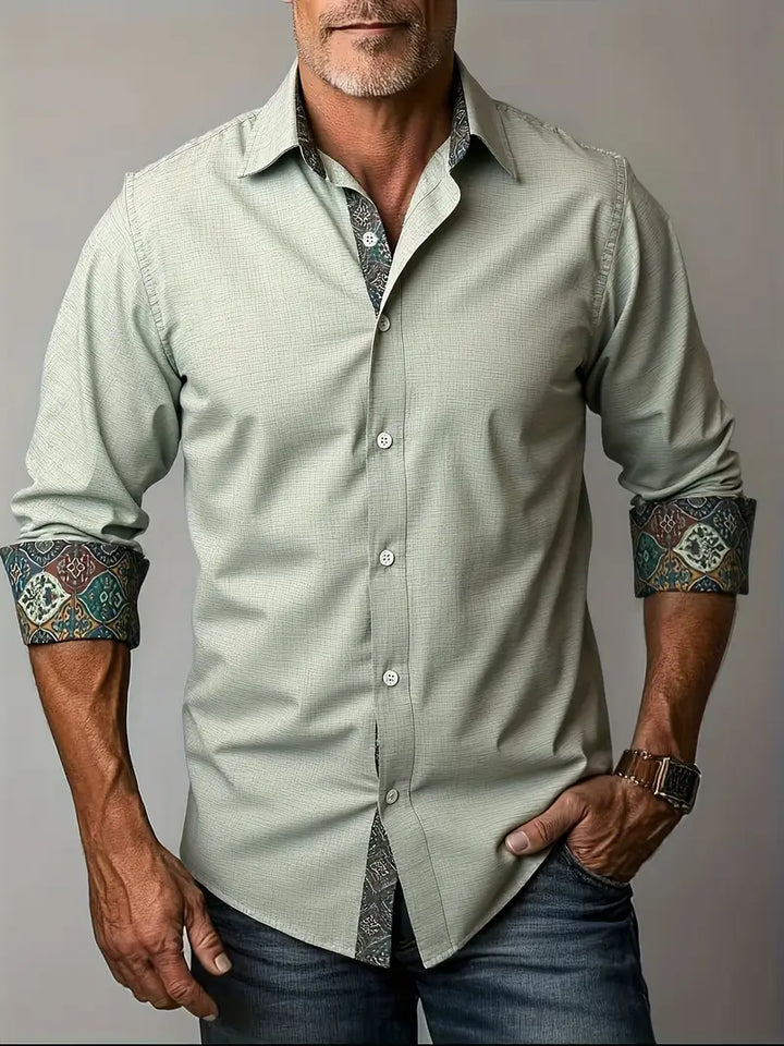 Teodoro - Camisa De Manga Larga Con Botones