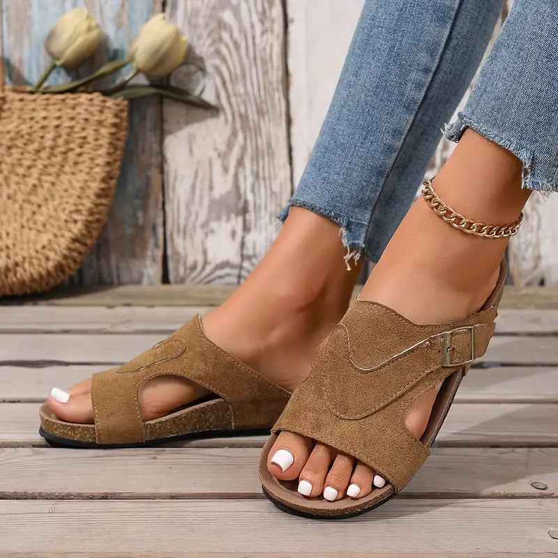 Lidiya - Sandalias Elegantes Con Correas Y Antideslizantes