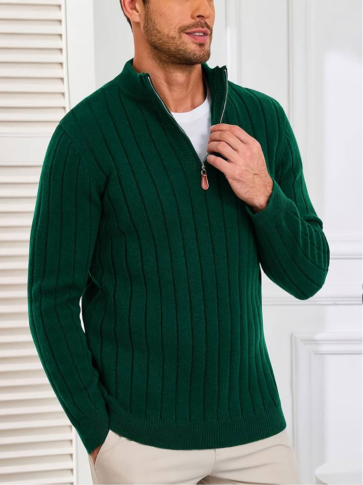 Yedidya - Jersey de Manga Larga Informal de Punto