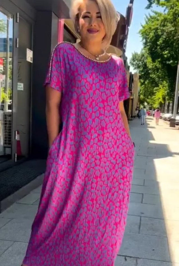 Aspasia - Vestido Estampado Atrevido y Desenfadado