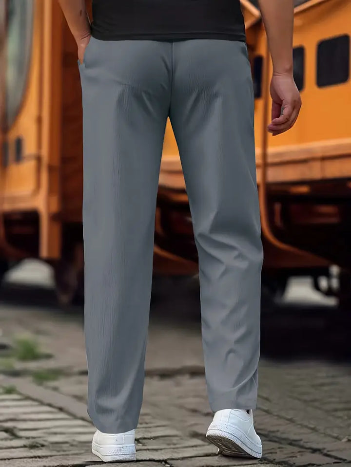 Travys - Pantalones Deportivos Informales Con Bolsillos
