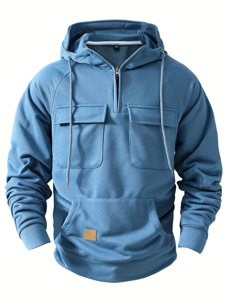Bieber - Sudadera Cn Capucha y Múltiples Bolsillos