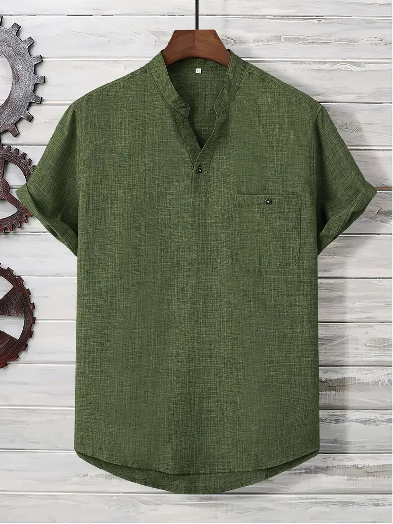 Kieth - Camisa De Manga Corta Con Bolsillo Delantero