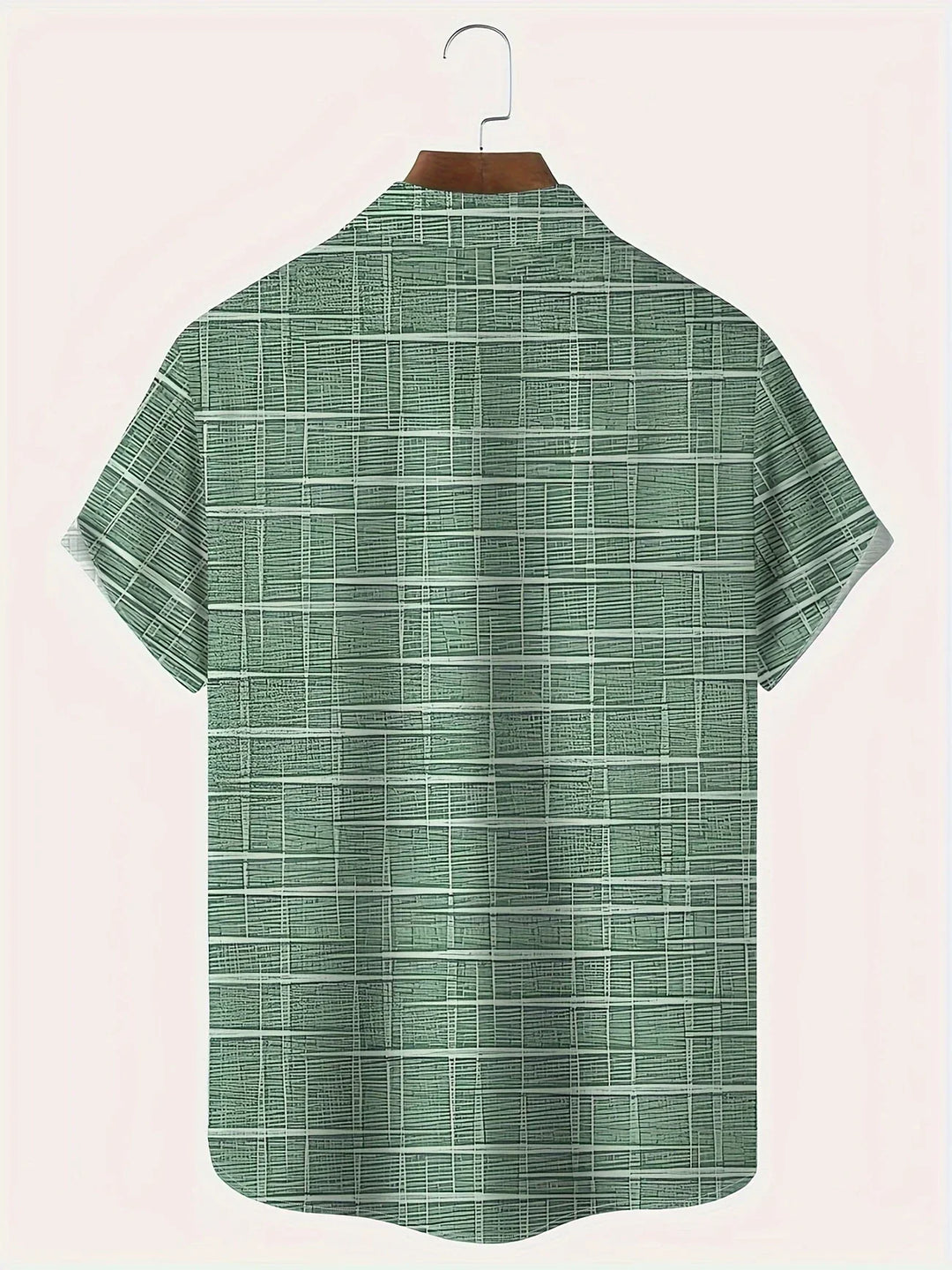 Haroyan - Camisa Elegante Con Estampado De Rayas a Cuadros