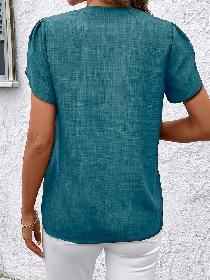 Kacey - Camiseta De Manga Corta Con Cuello en V
