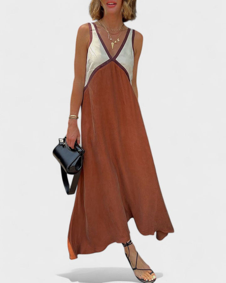 Vida - Elegante Vestido Largo Sin Mangas