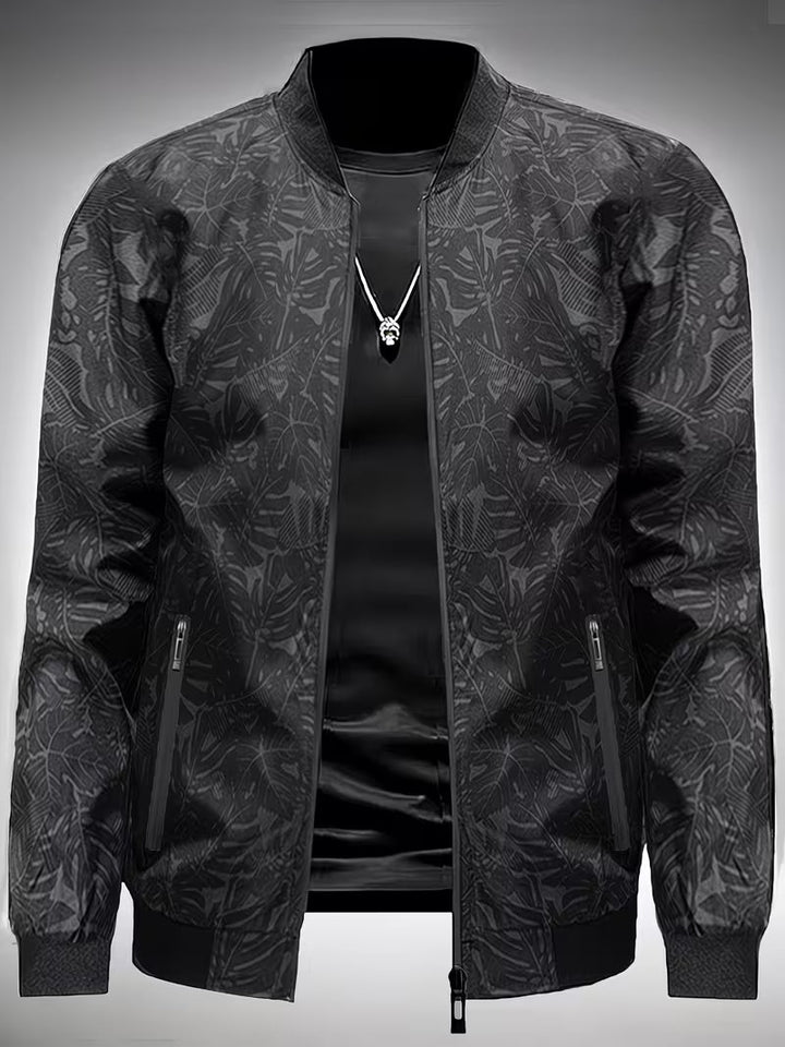 Dagan - Chaqueta Deportiva Informal de Manga Larga Con Cremallera