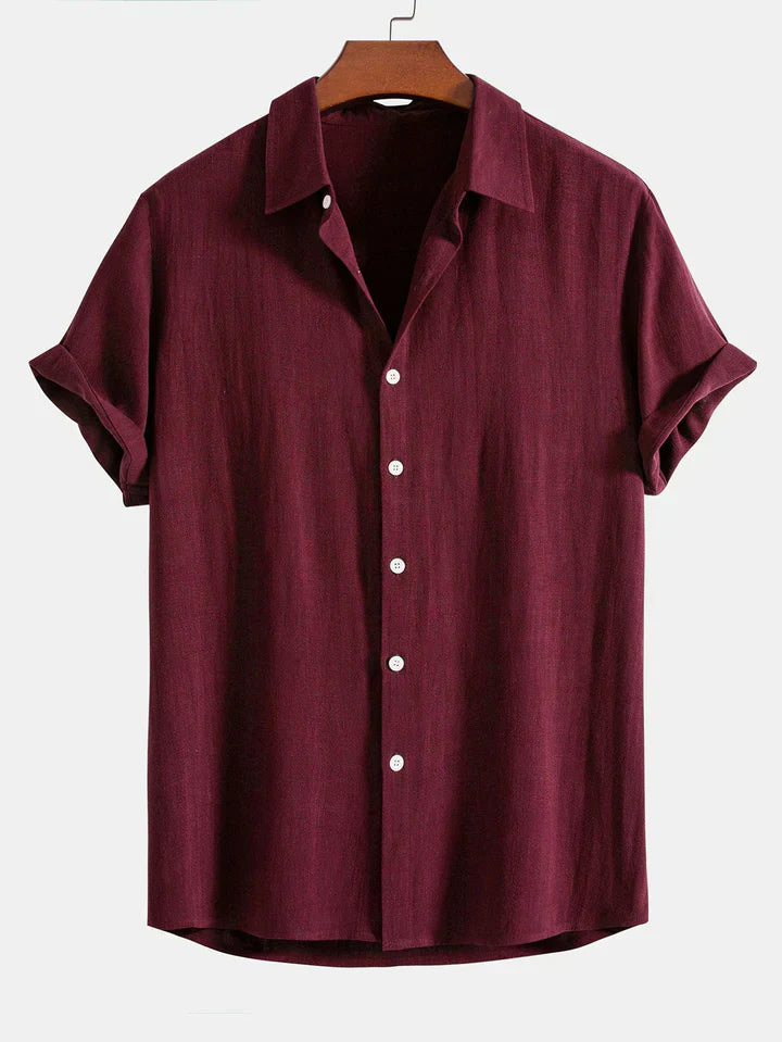 Booker - Camisa De Mezcla De Lino Con Pantalón Recto