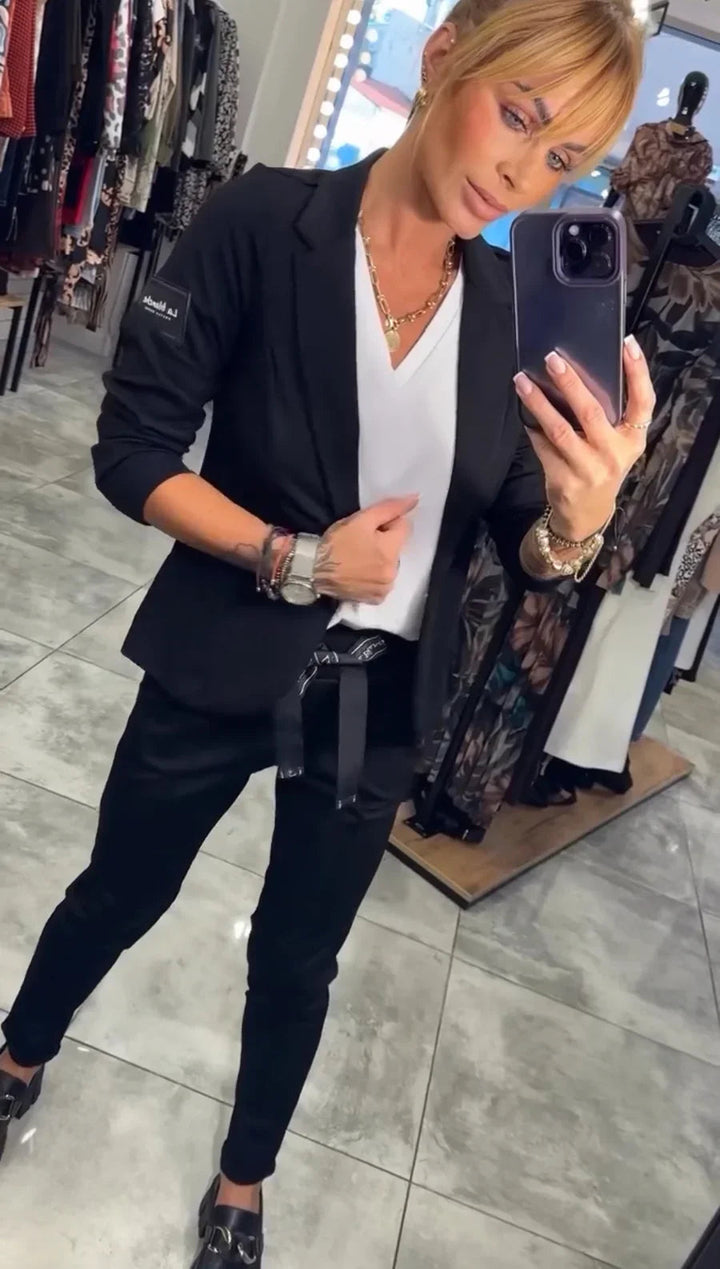 Kseniya - Elegante Conjunto De Blazer Y Pantalón