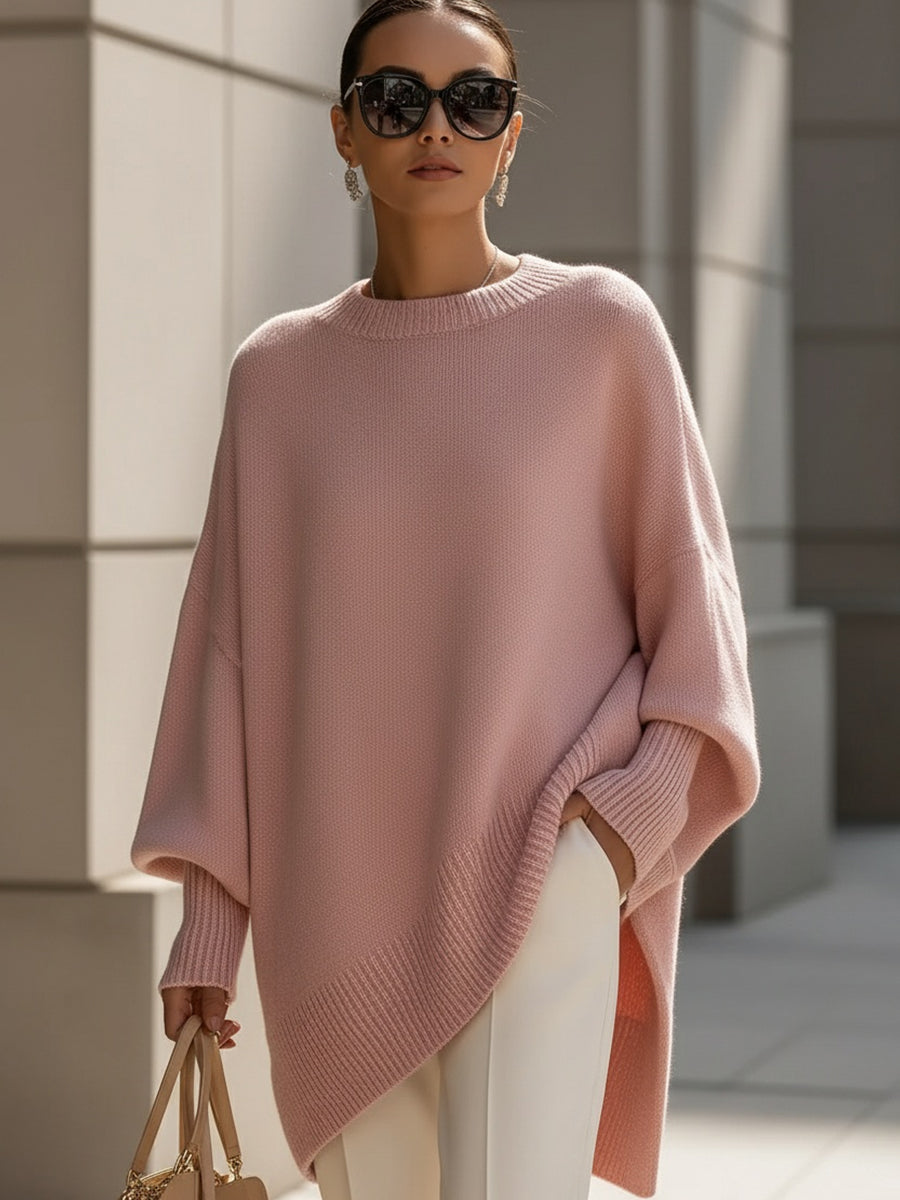 Phobe – Jersey De Punto Asimétrico Oversize