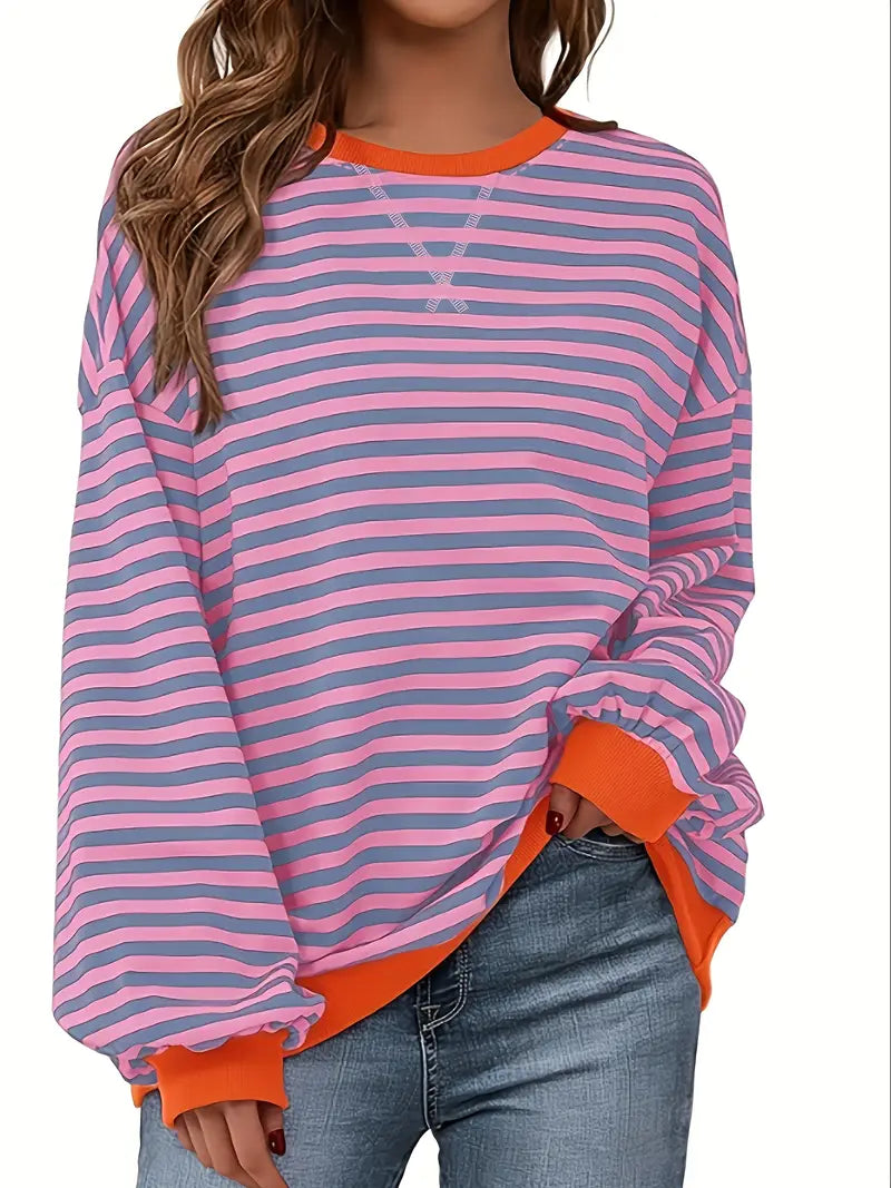 Nirina - Camisa De Manga Larga Con Estampado a Rayas
