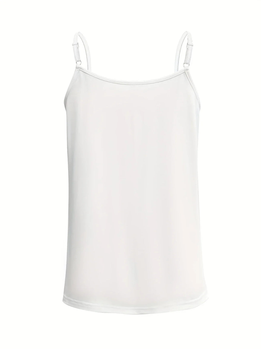 Juna - Elegante Sin Mangas Enlace Top Con Cuello En V