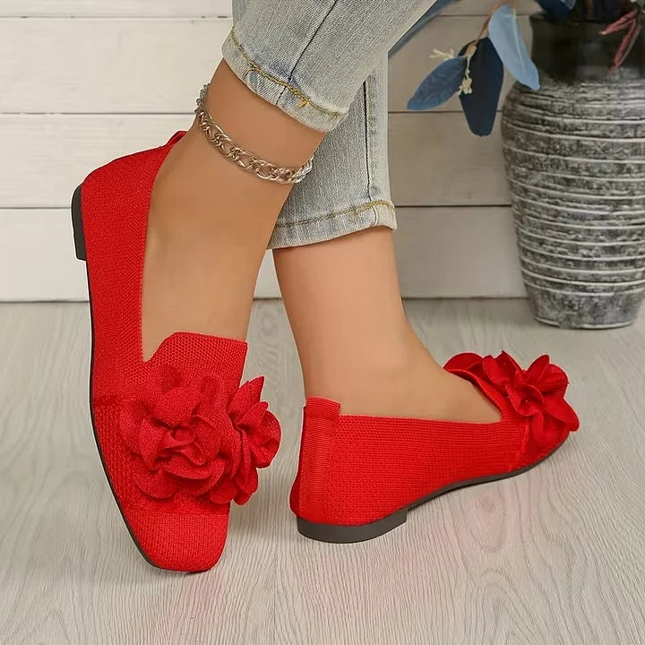 Catriona - Zapatos Planos Mary Jane Con Estampado Floral