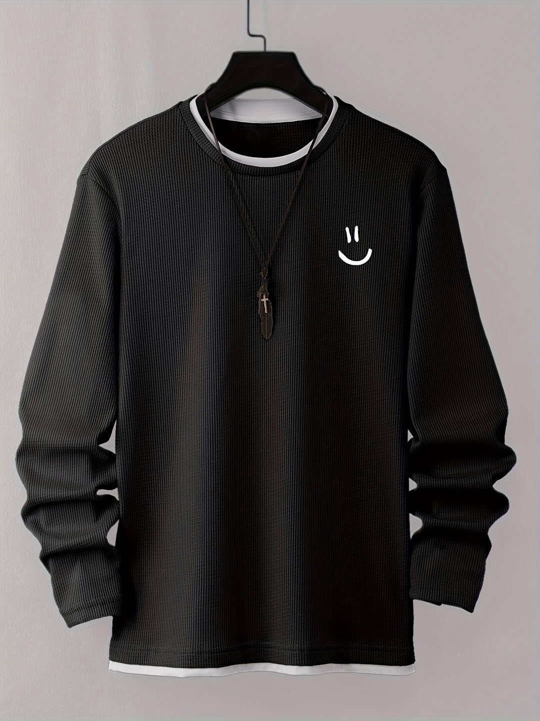 Desmond - Camisa De Manga Larga Con Estampado Facial