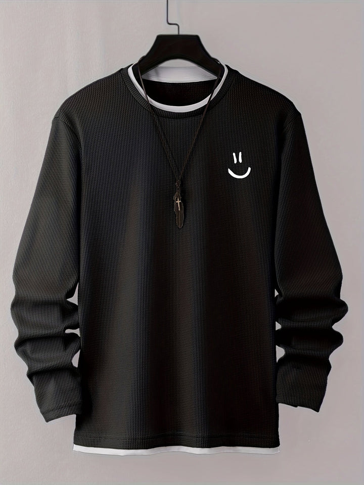 Desmond - Camisa De Manga Larga Con Estampado Facial