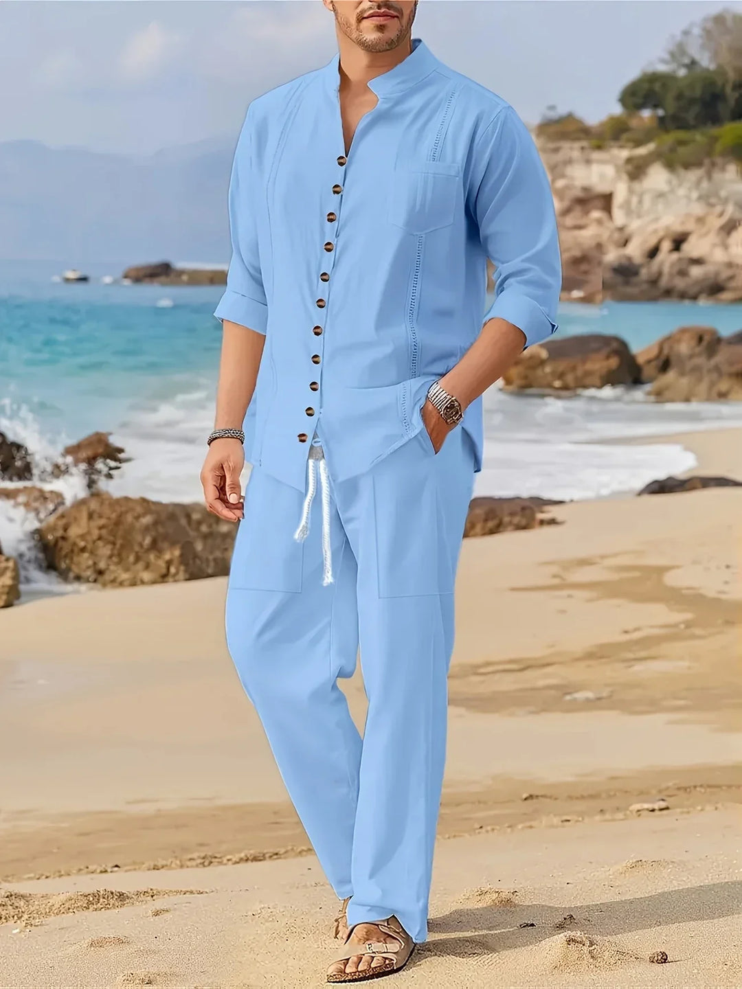 Micah - Conjunto De Dos Piezas De Playa a La Moda