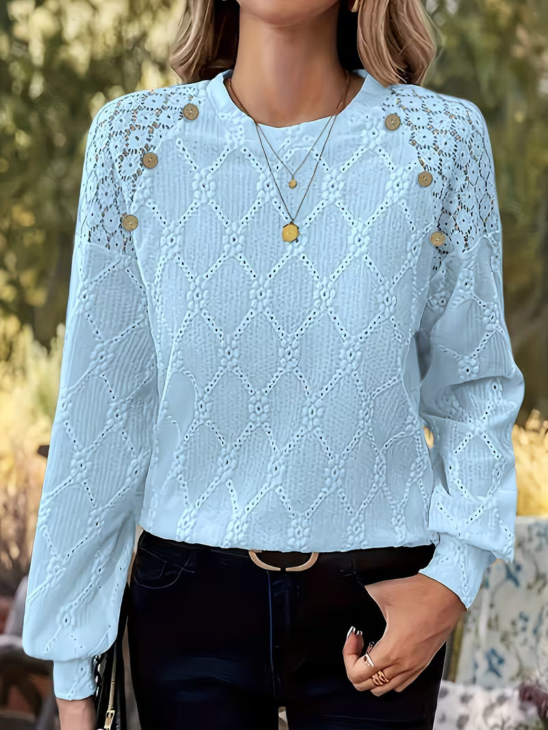 Carys - Blusa Estampada Con Mangas Largas