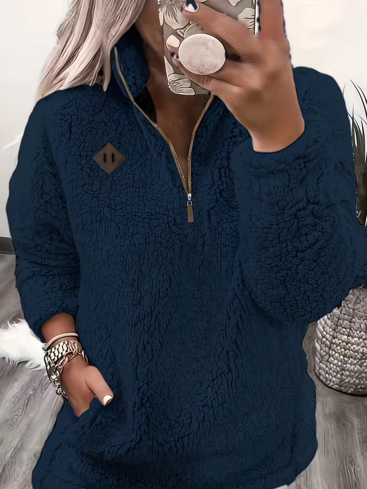 Humera - Elegante Chaqueta Con Cremallera y Manga Larga