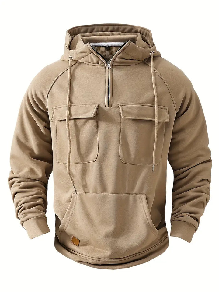 Bieber - Sudadera Cn Capucha y Múltiples Bolsillos