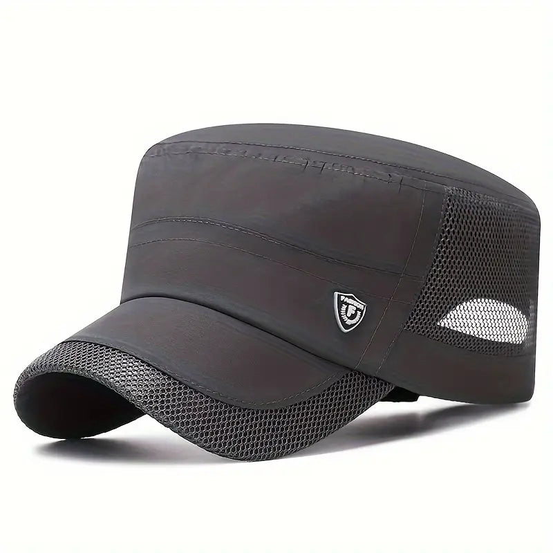 Miron - Gorra Plana De Malla Transpirable y Secado Rápido