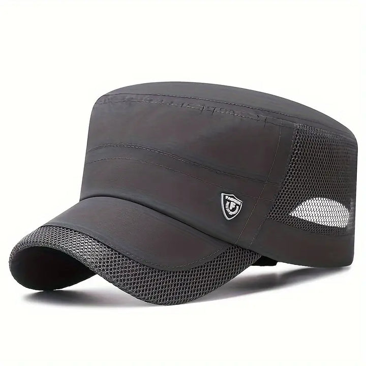 Miron - Gorra Plana De Malla Transpirable y Secado Rápido