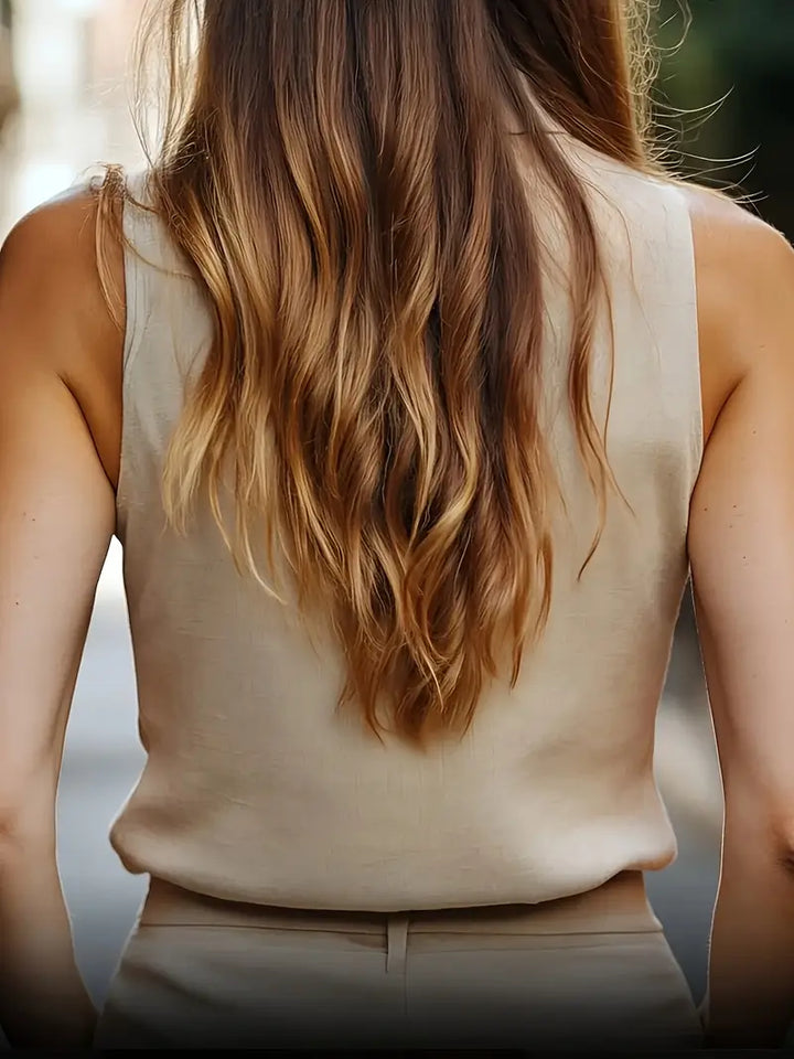 Evmorfia - Blusa Transpirable Sin Mangas